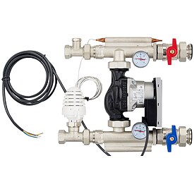 Kompakt-Regelstation / Festwertregelset fr Fubodenheizung - mit Pumpe Wilo Yonos Para RS25/6