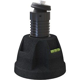 Gummifu�-Set (4 Stk.) Zeus kurz, vulkanisiert, verstellbare Gelenke - H�he 70 mm