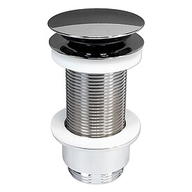 POP UP Ablaufgarnitur f�r Waschbecken - ohne �berlauf - L�nge 90 mm