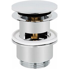 Schaftventil 1 1/4&ldquo; Klicker, Alape VT.1 verchromt, f�r Becken ohne �berlauf - � 63 mm