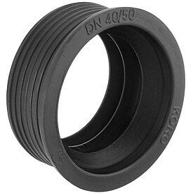 Gummimanschette aus EPDM fr Abflussrohr - Nennweite 40/50 mm - fr Anschluss DN 40 (1 1/2