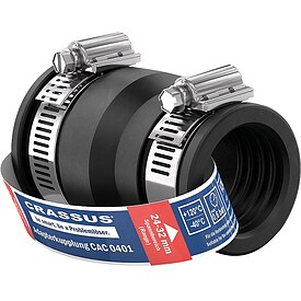Adapterkupplung CAC verschiedene Spannbereiche EPDM - PN 0,6 bar