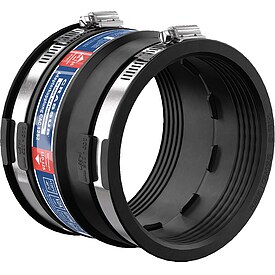 Adapterkupplung CAC 1252 Spannbereich 110-125 x 100-116 mm EPDM - PN 0,6 bar