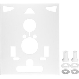Schallschutz-Set 3 in 1 universell fr WC, Bidet und Urinal - 460 x 420 x 5 mm