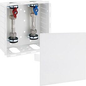 STRAWA Wasserstation W2-D Typ A mit Abdeckplatte wei RAL 9016 - 50-240003