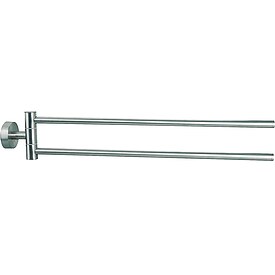 Handtuchhalter Axial zweiarmig, Edelstahl matt