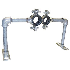 AUSTROFLEX Fixpunkt-Schelle double fr AustroPEX WW Fernwrmeleitung Doppelrohr