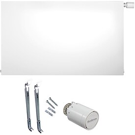 Buderus Ventil-Heizk�rper Logatrend VCM-Plan.2 H 400 L 2000 Typ 33 - 2723/1717 Watt - Set mit Thermostatkopf