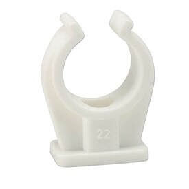 10 Stk. Einzel-Rohrclip 20 - 22 mm