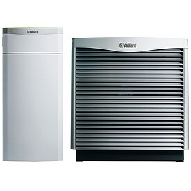 Vaillant Luft/Wasser Wrmepumpe flexoTHERM exclusive VWF 57/4 mit aroCOLLECT VWL 11/4 SA - 0010030871