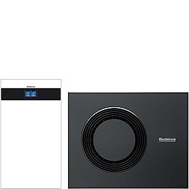 Buderus Luft-Wasser-W�rmepumpe Logaplus WLW176i-10 AR TP70 mit integriertem Pufferspeicher 70l, wei� - 7739623355