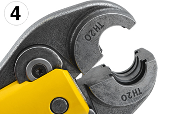 Pressbacke mit TH Kontur