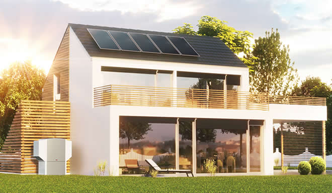 Gas-Hybridheizung-mit-Waermepumpe-und-Solarthermie-Anlage