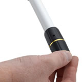 stecken eines Alu-Verbundrohres