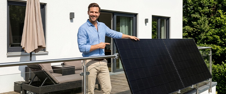 Solarstrom vom Balkon